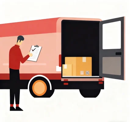 Process orders & support, delivery truck order checking