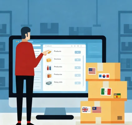 Import dropshipping products, online product selection