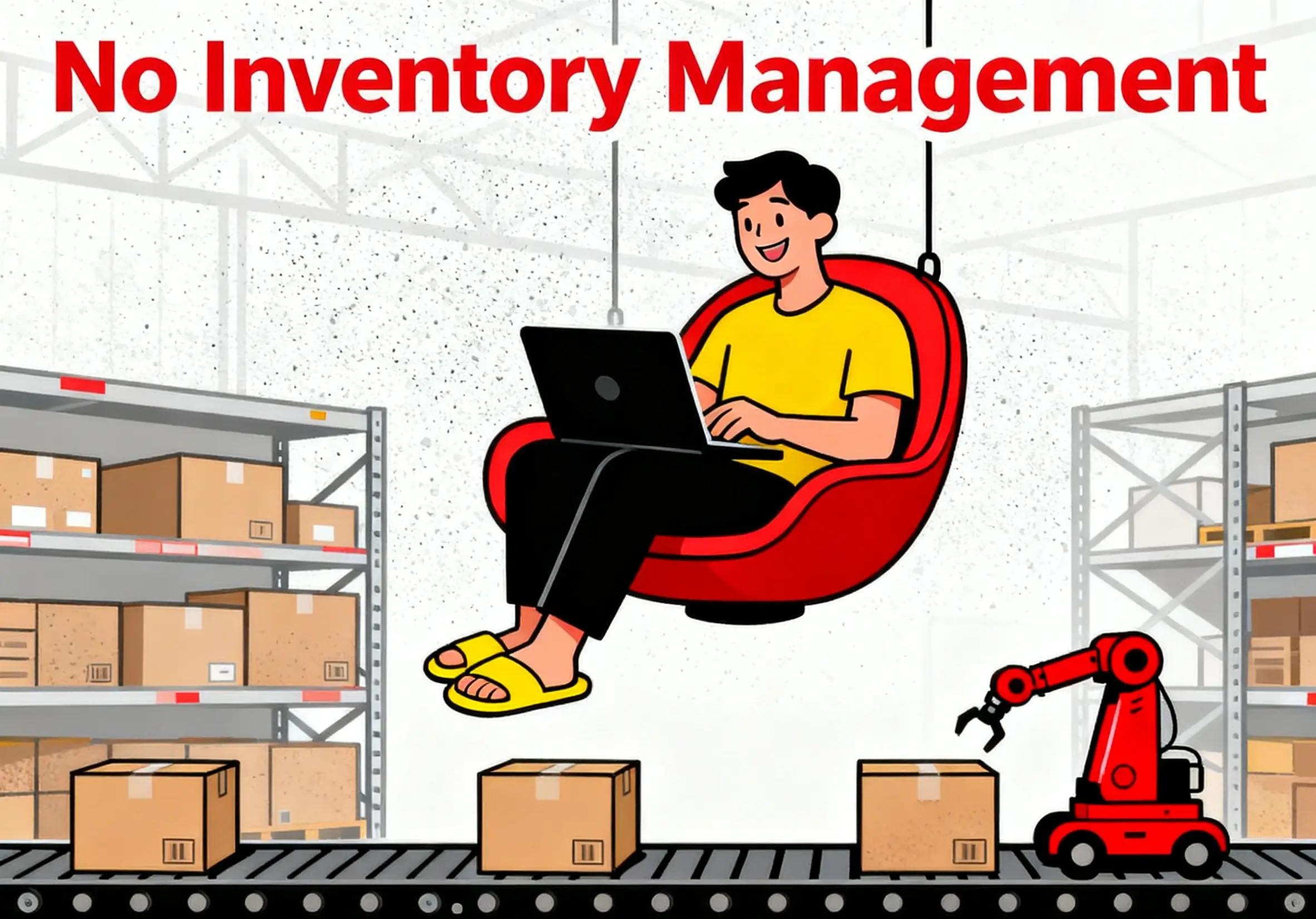 Shopify Dropshipping No Inventory Management Advantage