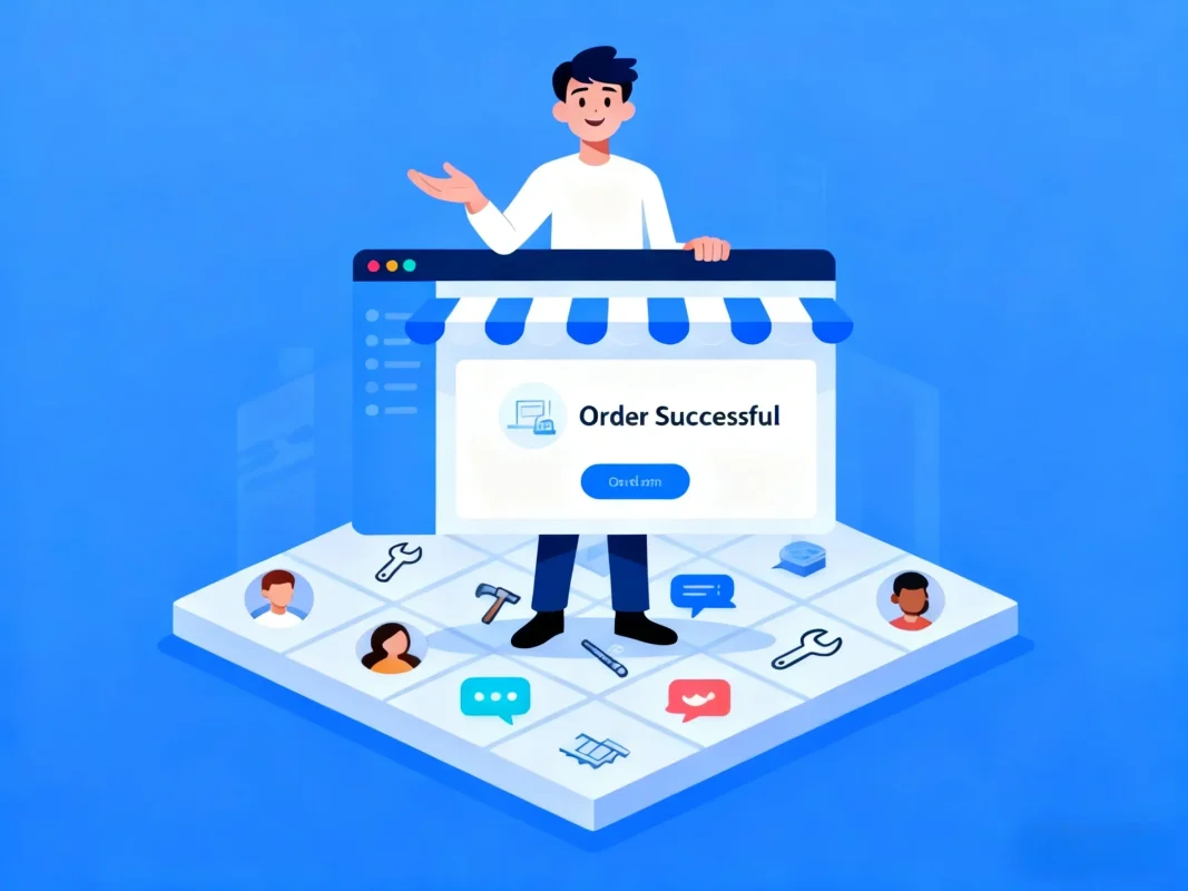 How to start dropshipping on Shopify: successful order and store setup illustration