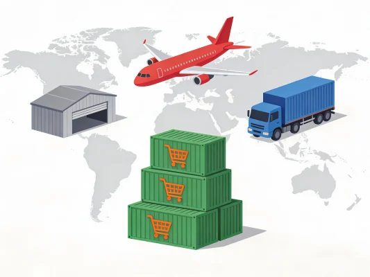 Globale Dropshipping-Logistik (2026 Lieferantenunterstützung)