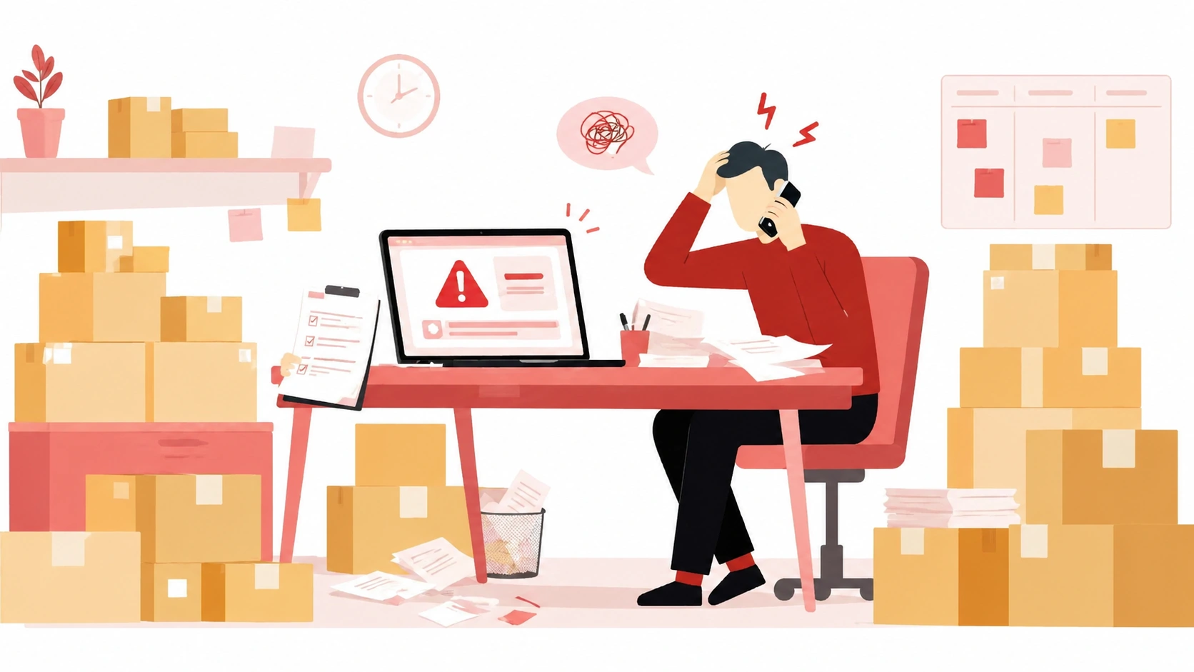 Tanpa sistem pemenuhan pesanan yang andal, pesanan Shopify dapat menjadi tertunda dan tidak teratur.