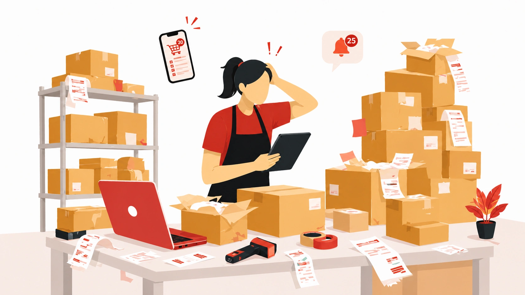 Masalah pemenuhan pesanan Shopify menyebabkan keterlambatan pesanan dan stres operasional