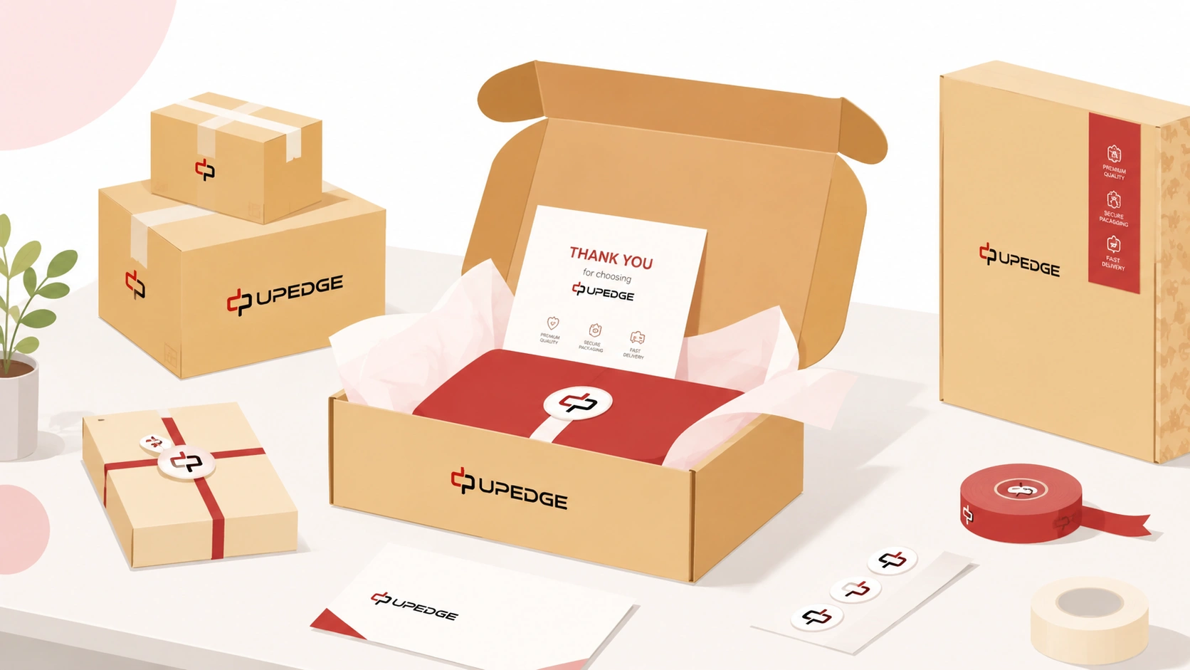 Build your brand with custom packaging, branded inserts, logo labels, and premium dropshipping packaging