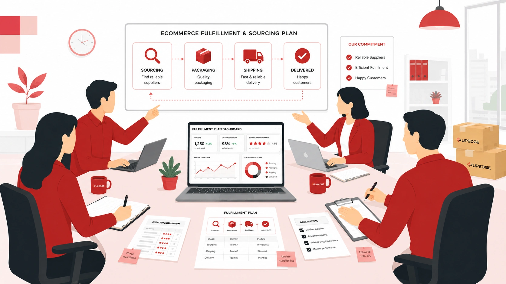 Holen Sie sich einen Dropshipping-Serviceplan mit E-Commerce-Fulfillment, Beschaffung, Verpackung und Versandunterstützung