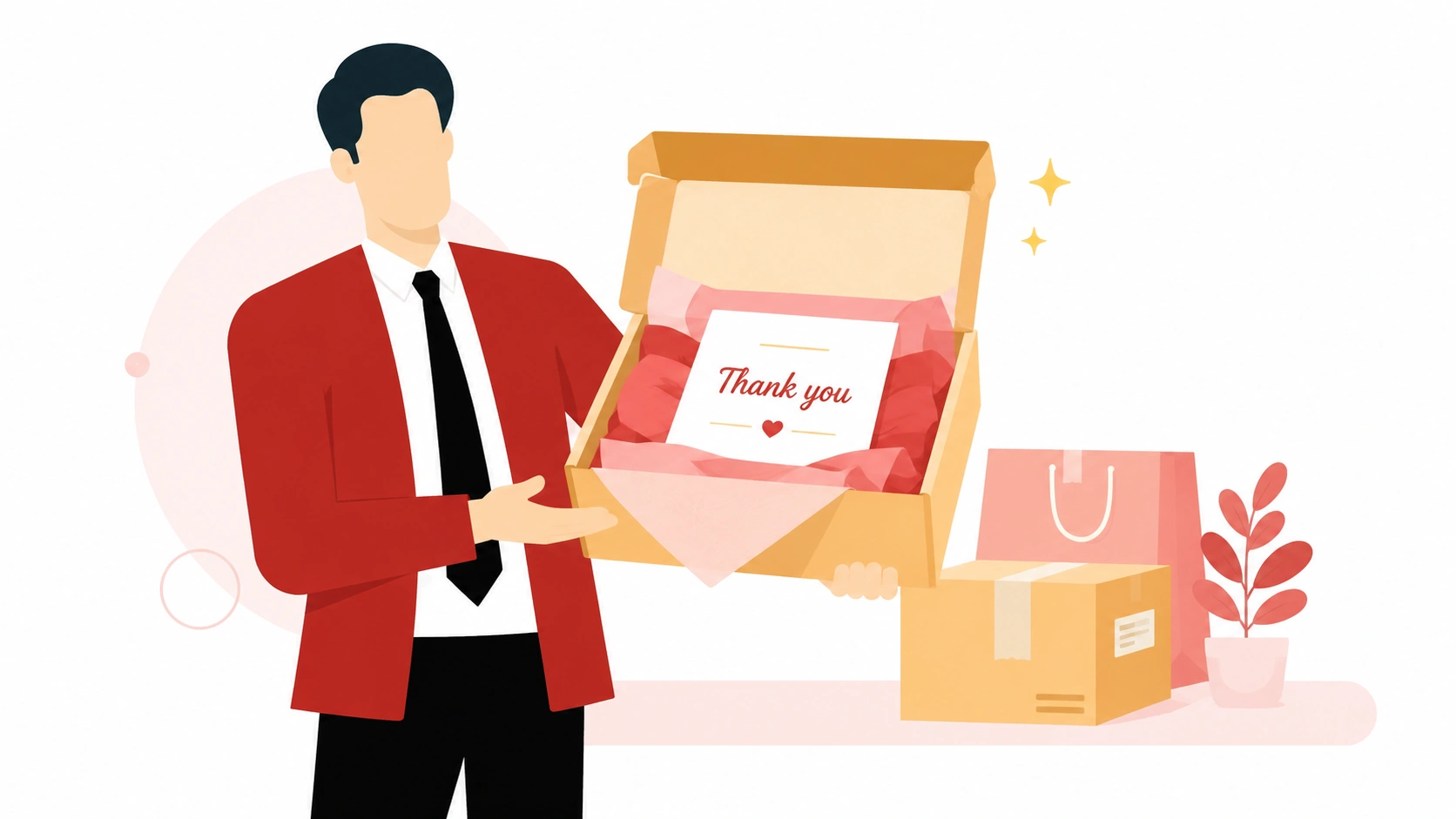 Bedankkaartjes in private label dropshipping verpakkingen ter verbetering van de klantervaring