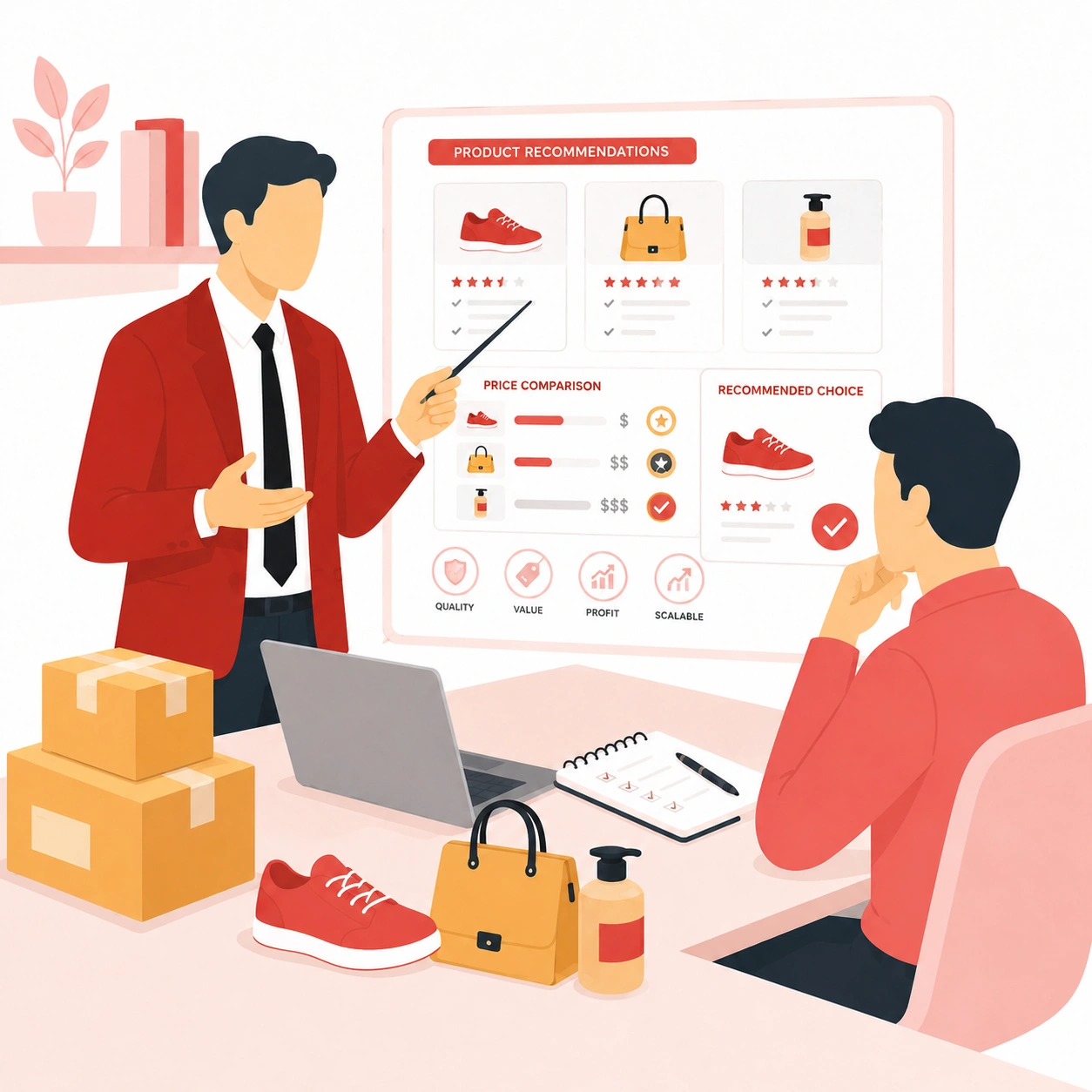 Honest product recommendations for ecommerce sellers with price comparison, quality review, profit analysis, and scalable product choices