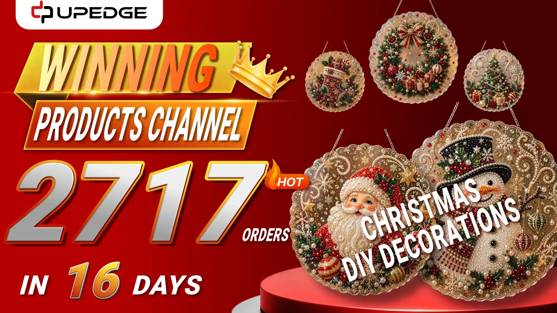 Christmas DIY decorations featuring Santa, snowman, wreath, and Christmas tree ornaments for festive holiday decor