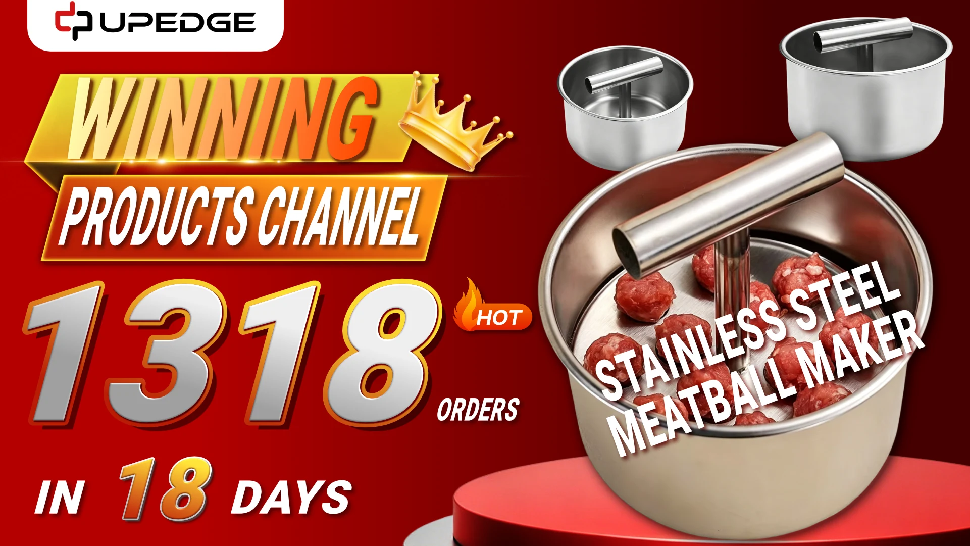 Stainless steel meatball maker winning product
